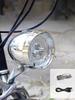 With Bracket Headlight Classical Design Classic Bike Front Light Night Riding Trendy Abs Plastic Shell Retro Led Lamp