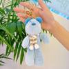 Fluid Bear Pendant Scarf & Teddy Bear Doll Keychain: Street Style Gift for Girls