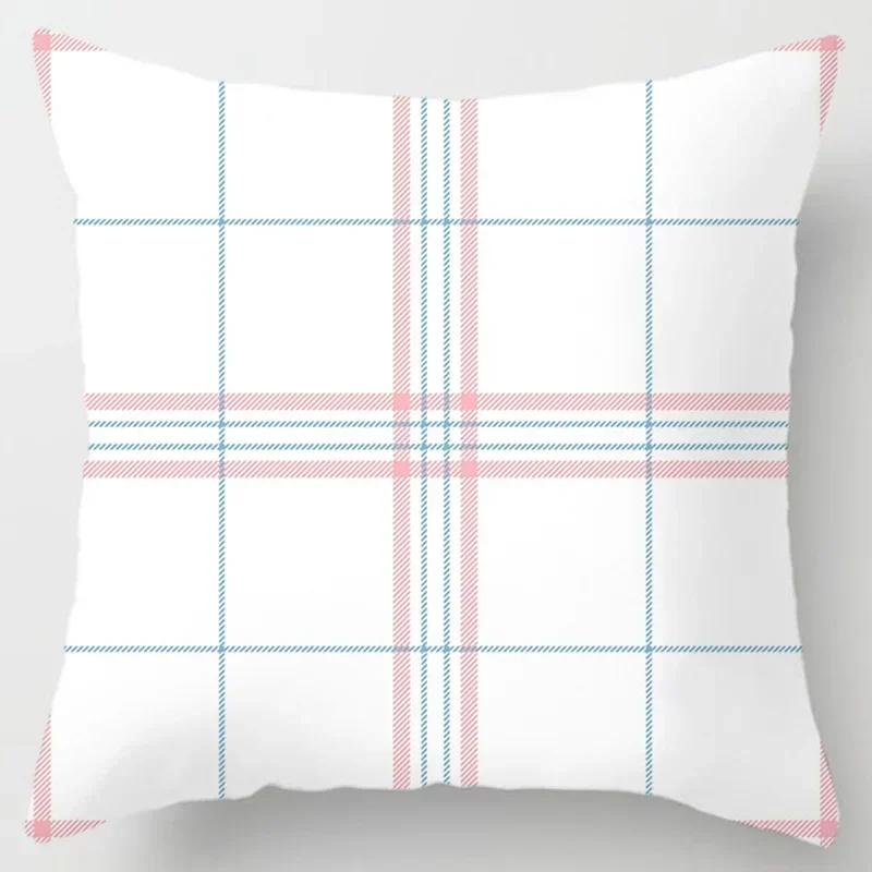 45X45Cm Pink Printed Pillowcase Decoration Sofa Cushion Cover Bed Pillowcase Home Decoration Car Cushion Cover Pillowcase