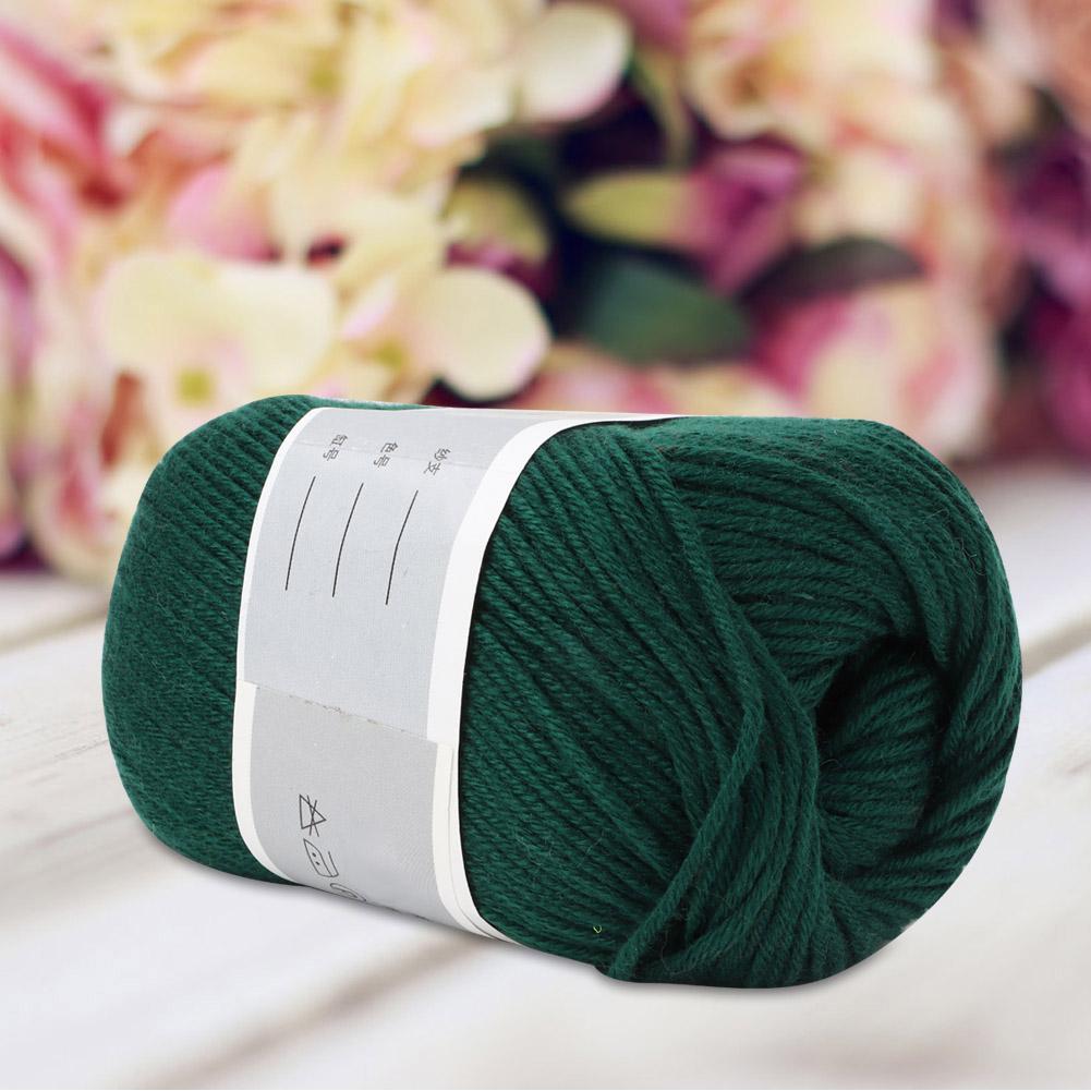 Popular Baby Milk Thread Thick Milk Cotton Line Manual Weaving(dark Green)