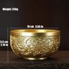 Golden Metal Bowl Copper Decorative Bowl Serving Bowl Blessing Bowl Fengshui Ornament Buddhist Altar Accessories Gift