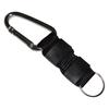 Outdoor Camping Hiking Survival Buckle Keychain Compass Thermometer Carabiner Latch Hooks