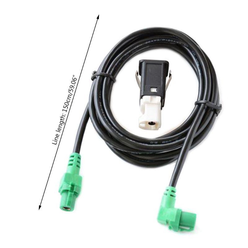 Car Power Supply USB Switch Socket Wire Cable Harness for E60 E81 E70 E90 F12 F30 F10 F25