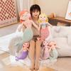 Cute Cartoon Marine Creature Little Mermaid Plush Toy for Children To Sleep With, Soothing Pillow Doll