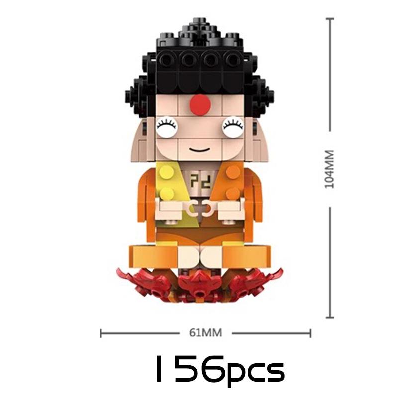DECOOL Journey To the West Brickheadz Building Blocks Monkey King Pigsy Demon Bull King Bricks Toys For Boys Children Gifts