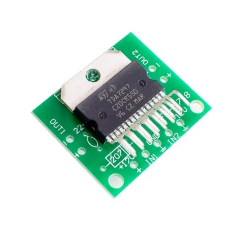 TDA7297 Amplifier Board Bulk DC 12V Pure Rear Stage 2.0 Dual Channel 15W+15W Electronic DIY Kit