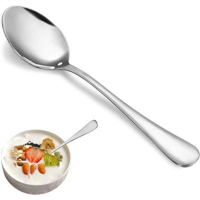 6PCS/set of 6.7-inch Teaspoons, Durable High-quality Food-grade Stainless Steel Teaspoons, Kitchen Dessert Teaspoon Set, Mirror Finish
