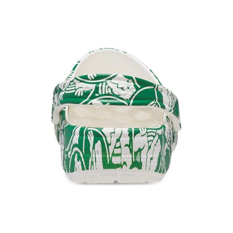 Crocs Classic Clog EVA Non-Slip Durable Clogs Unisex Clogs Green 210003-3WH