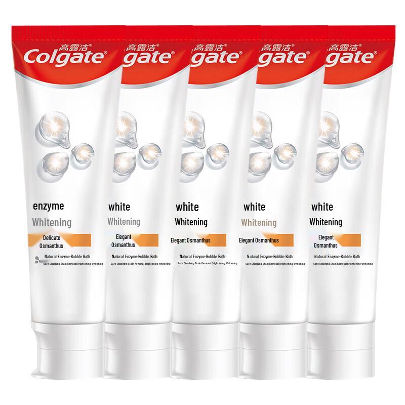 

Colgate Active Enzyme Whitening Toothpaste, Osmanthus (5x120g)