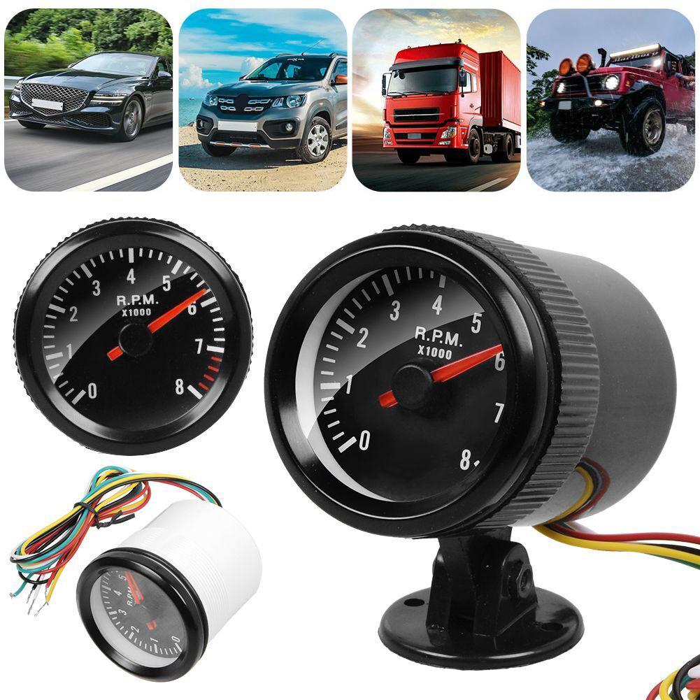 LED-Anzeige Drehzahlmesser Auto Tachometer Messgerät Einfache Installation Benutzerhandbuch auf Englisch RPM Einfache Installation Artikel