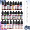 26-Color Crystal Glue Diffusion Gold & Silver 3D Alcohol Ink Pigment Set