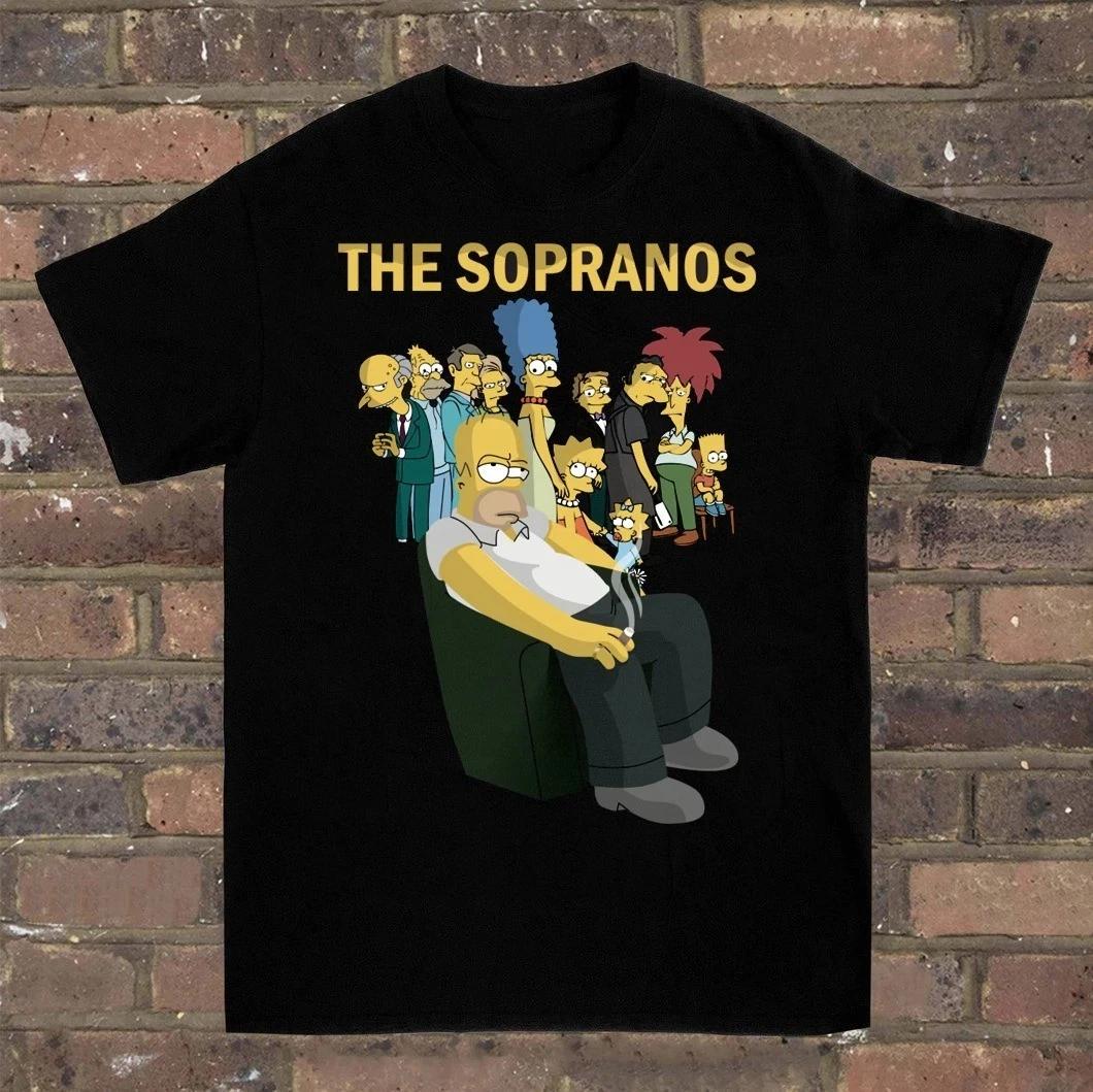 The Simpsons Sopranos All Size Unisex T-Shirt Gift For Him, For Her M
