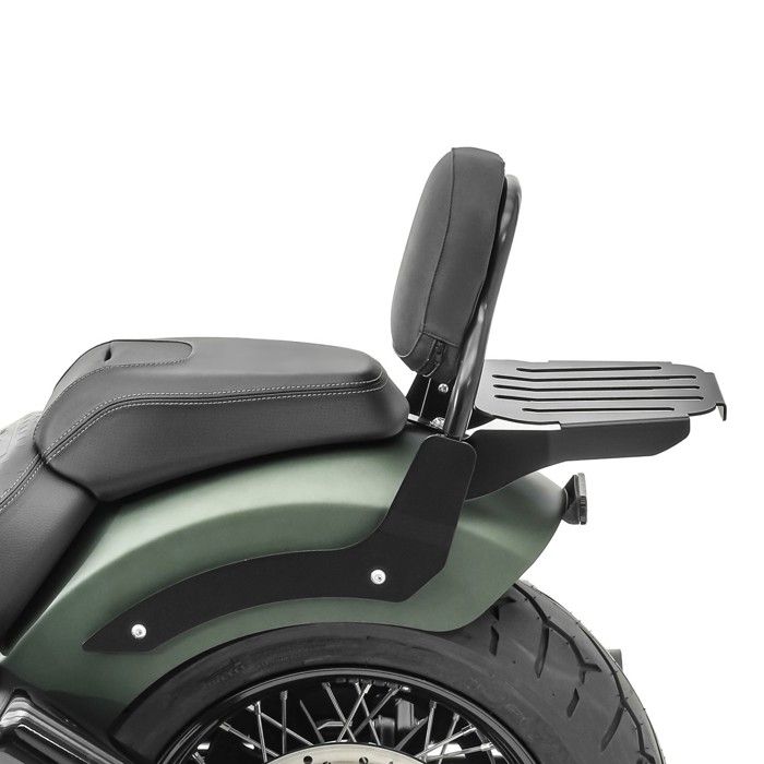 Sissy Bar XS3 for Indian Chief Bobber Dark Horse 21-25 Black Luggage Rack