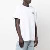 Maison Kitsune Ss22 Letter Logo Print Crew Neck Cotton Short Sleeve T-Shirt Men Tops White IM00130KJ0035P100