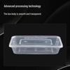 Disposable Rectangular Meal Boxes with Lids