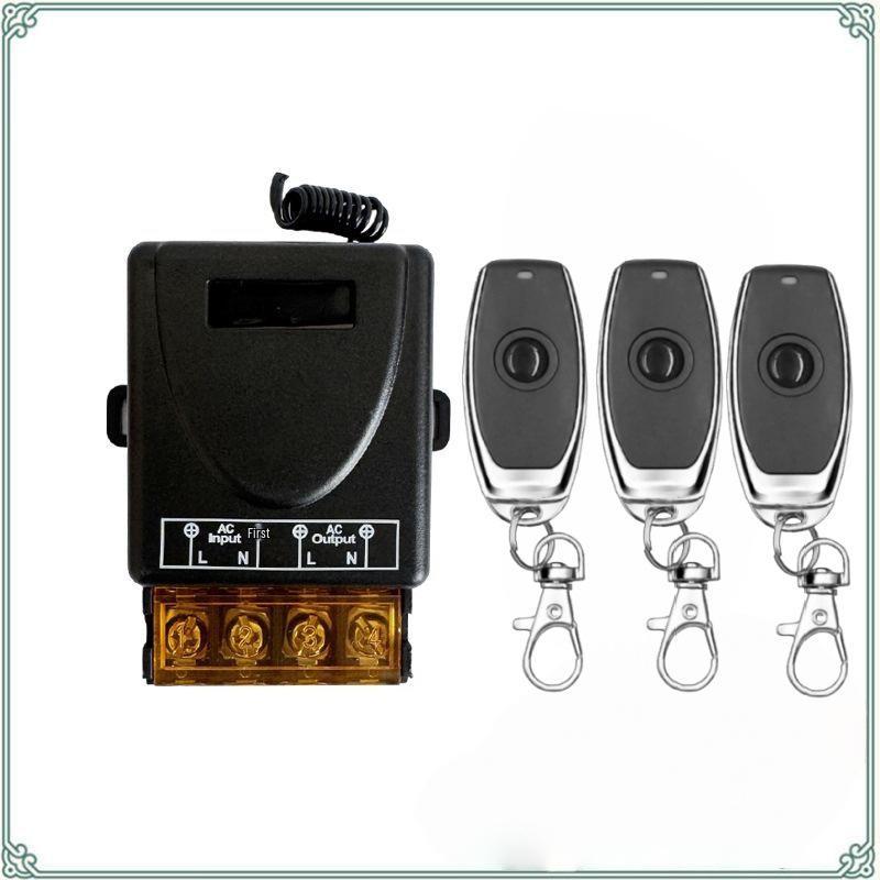 220V 30A Drahtloser Fernbedienungsschalter für Wasserpumpe, Motor, Dunstabzugshaube, Abluftventilator und Sprühgerät.