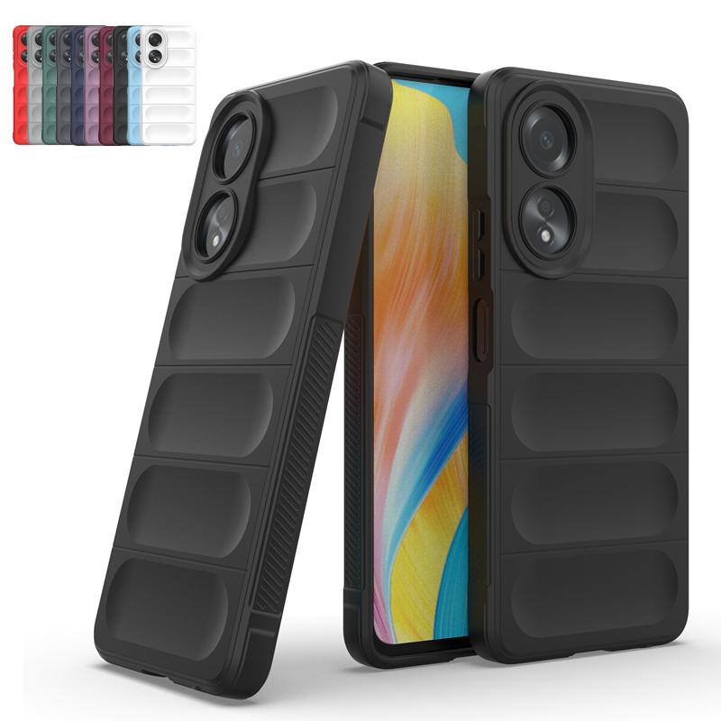 

For OPPO A58 Case Cover OPPO A58 Capa Shockproof Multicolor Phone Back Bumper Armor Colour Soft TPU For Fundas OPPO A 58 A58 4G For OPPO A58 4G