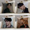 Powerful DDimash KudaibergenS Cushion Cover Breathable and Skinfriendly Linen Pillowcase Square Removable and Washable Cushion