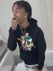 Hooded Sweater Autumn and Winter Outer LOVE Letter Print Hooded Casual Sweater