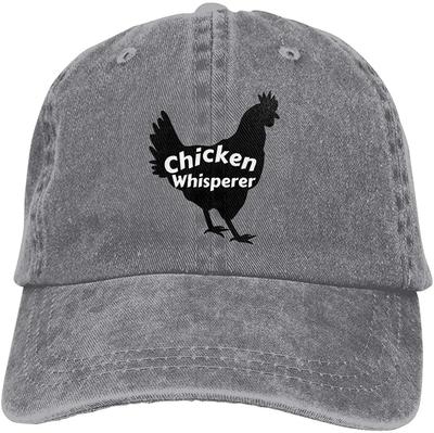 Chicken Whisperer Denim Cap Baseball Dad Cap Cowboy Hat Adjustable Classic Washed 100 Cotton Sports for Men Women Hat
