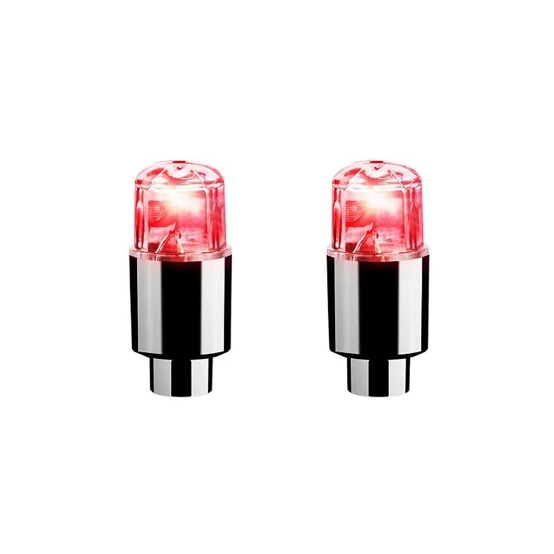 2/4/8Pcs Tire Valve Cap Lights Colorful LED Wheel Light For Car Air Valve Caps Neon Light for Motorcycles Bicycles Auto Exterior