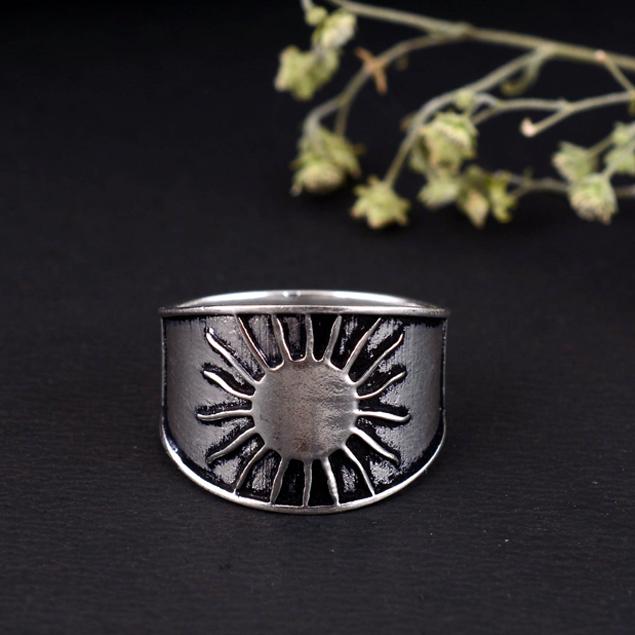Handmade Silver Arthritis Ring – Adjustable Splint Thumb Ring, Pain Relief Therapy Band, Joint Support Jewelry Gift for Women