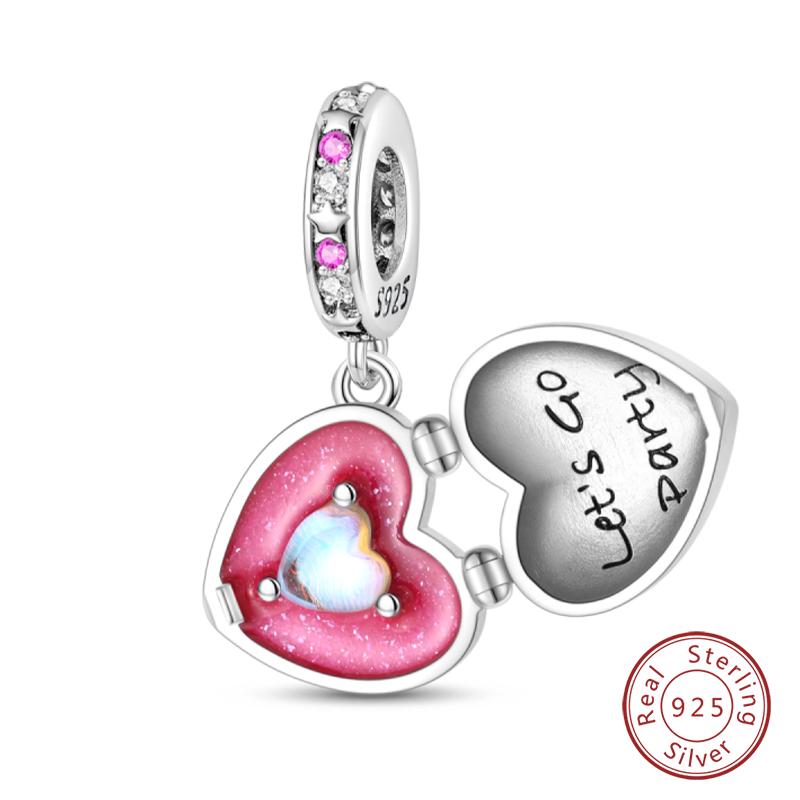 100% Kupfer Mode High Heels Lippenstift Kamera Life Serie Charms Perlen Passend für Qikaola Original Armbänder DIY Schmuck