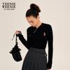Teenie Weenie Women's New Chinese Style Bear Knit Sweater