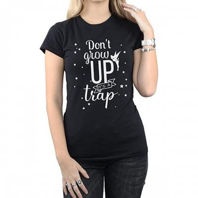 Βαμβακερό T-Shirt για Γυναίκες/Κυρίες 'Μην Μεγαλώνεις'