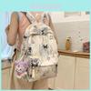 Adorable Cartoon Backpack For Students Trendy Fashionable Nylon School Bag