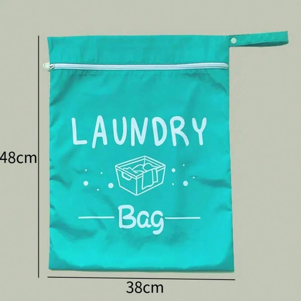 Large Travel Laundry Bag Wet Dry Bag Drawstring Washable Bag For Dirty Clothes Swimwear Gym Clothes Available In Blue Pink Black Gray разноцветный 641₽