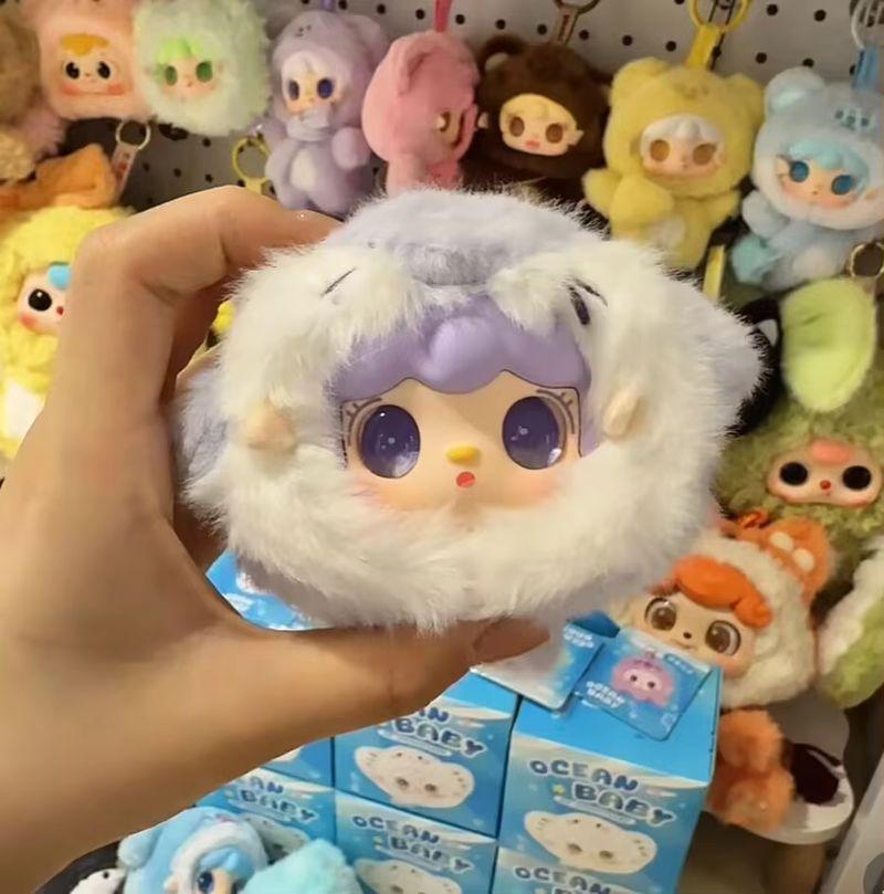 Yooki Oxygen Sexta Generación Caja Sorpresa Bebé del Océano Muñeco de Peluche Colgante Coleccionable Genuino Regalo de Cumpleaños Ideal Para Niñas