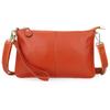 Genuine Leather Women's Crossbody Bag with Wrist Strap - Top Layer Cowhide Shoulder Bag
