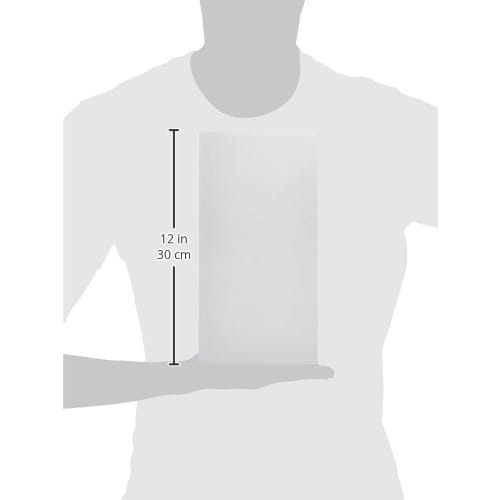 Nakabayashi Pocket Album, Super Transparent, 3 Tiers, Holds 312 L Size, White CTPL-300-W