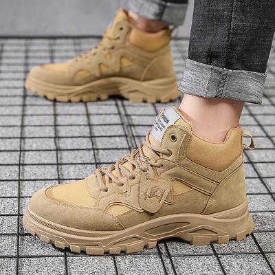 Ankle Boots Men 8s Boots Autumn Winter Platform Lace Up Man Shoes 2024 New Fashion British Chunky Booties Zapatos De Hombre