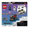 LEGO Super Heroes Captain America Vs. Hydra 76189 Toy Blocks Gift Bike Superhero American Comic Book Boys Ages 4 and Up