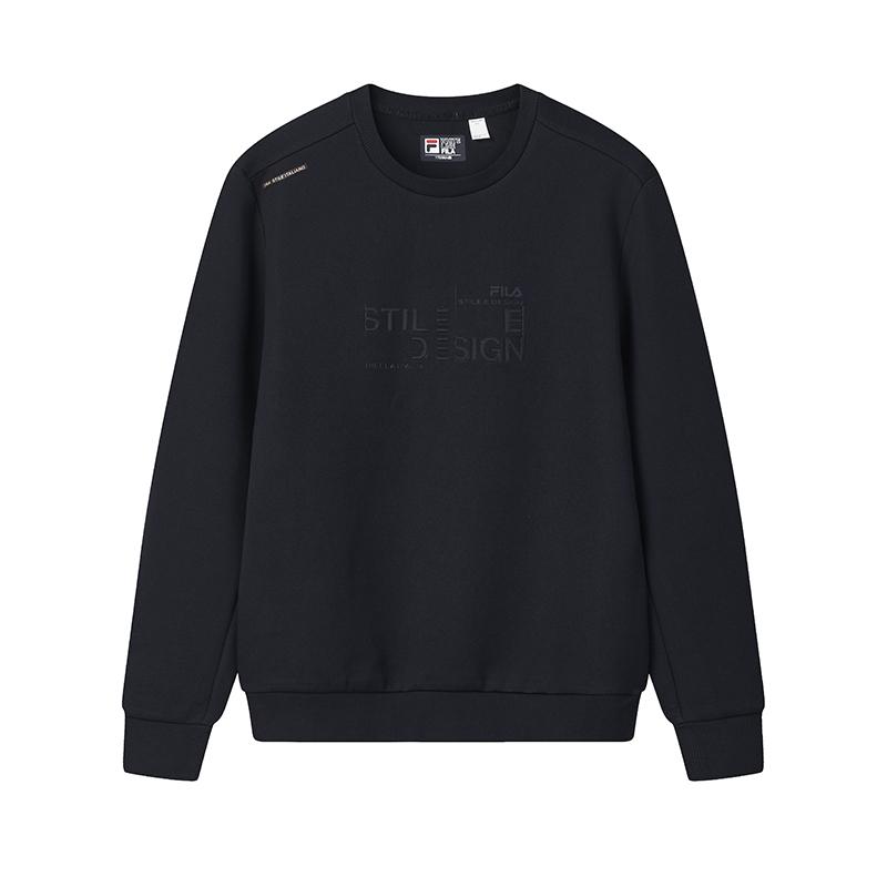 FILA WHITE Sweatshirt Men s Legend Blue F11M613201FNV XXXL