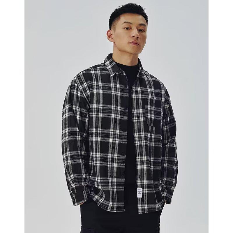 2024 Spring and Autumn Pu Handsome Coat Men's Ins High Street Fashion Brand Hong Kong Style Japanese Harajuku Style Korean Style Trendy Loose Jacket