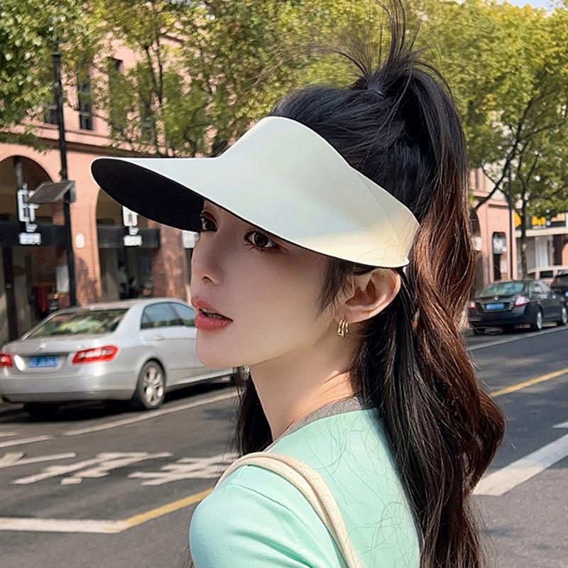 Summer Uv Sun Hat With Breathable Ice Silk Material And Large Brim For Womens Sun Protection And Style