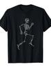 Funny Skeleton Graphic TShirt for Physical Relax Orthopedic Use Unisex Casual Round Neck Short Sleeve Tee with S Stretch