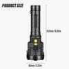 Super bright LED Flashlight Rechargeable torch Portable searchlight Outdoor Camping light With high brightness side light