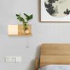 Simple Modern Sconce Wall Light Nordic Living Bedroom Foyer Reading Wood Lighting Bedside Aisle Home Indoor Background Wall Lamp