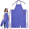Cross-Border Multi-Pocket Workwear Apron with Split Leggings
