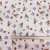 Double-Layer Printed Cotton Crepe Nightgown with Wrinkled Fabric