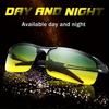 2 pairs of unisex day and night driving glasses - square frame anti glare night vision fashionable lightweight goggles