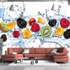 Modern Fresh Fruit Mural Wallpaper Restaurant Cafe Simple 3d Stereo Wall Mural