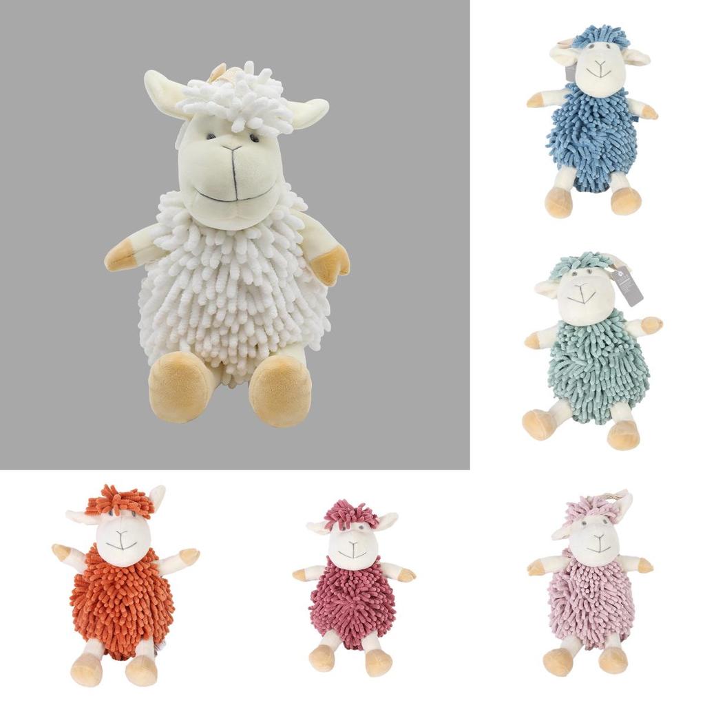 Cartoon Sheep Chenille Hand Towel With Absorbent Plush For Kids And Home Use