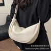 Bag Women's messenger bag 2025 new spring and summer large-capacity niche design high-end retro shoulder dumpling bag