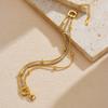 Fashion Creative Delicate Full Diamond Chain Multi Layered Snake Bracelet Premium