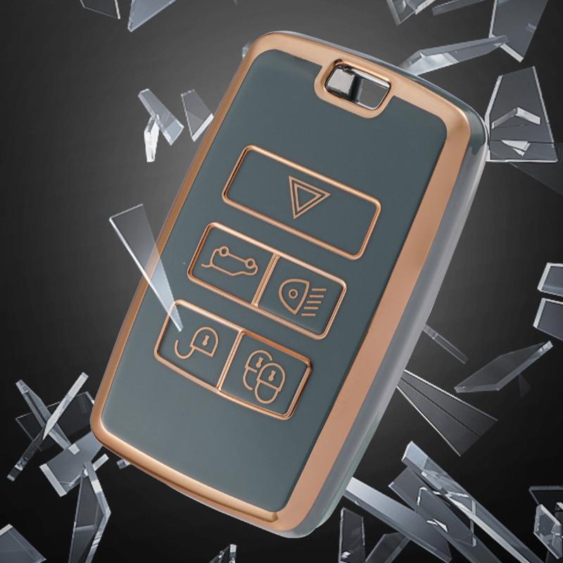 Tpu Car Key Case Cover For Land Rover Defender Discovery Sport Range Rover Sport Velar Evoque For Jaguar Xe Xf Auto Accessories